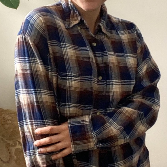 Plaid Flannel Button up - Picture 2 of 3